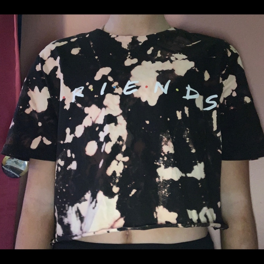 friends (tv show) bleached crop top